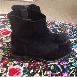 Matisse Black Suede Ankle Booties